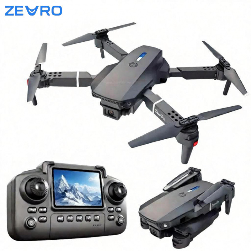 ZEVRO - Drone E88 MAX 8K HD Dual Camera – Drone Profesional Brushless Motor Terbang Stabil & Canggih