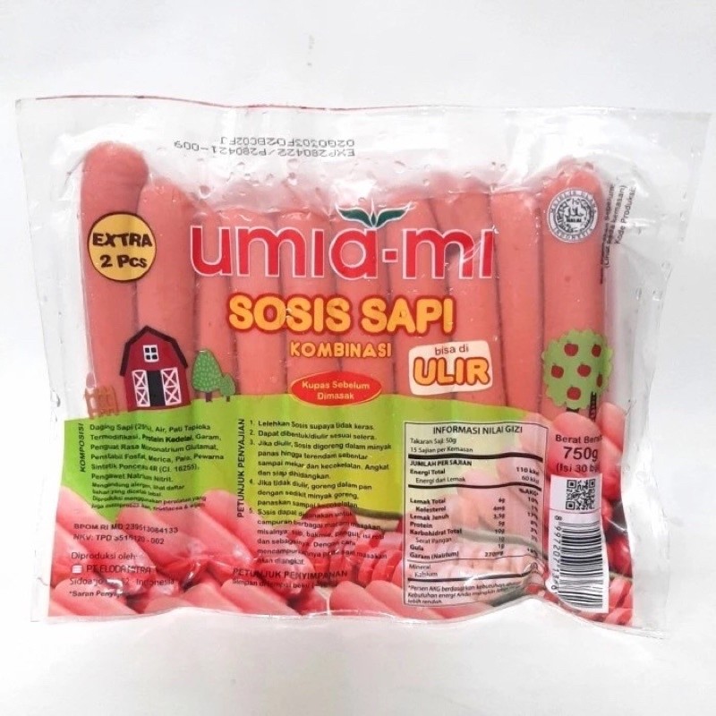 UMIAMI Sosis Sapi Ulir 500 gr