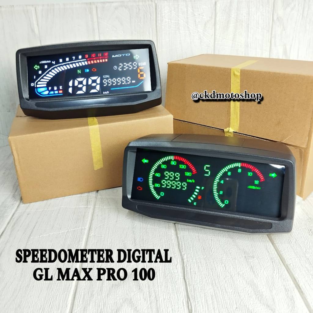 SPEEDOMETER GL SPIDO DIGITAL LED GL MAX GL100 GL PRO SPIDO GL KOTAK