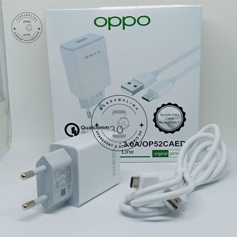 OP52CAED CHARGER CASAN OPPO F5 F3 F7 ORI MICRO USB TRAVEL CHARGER CASAN BERKUALITAS ORI FAST CHARGIN
