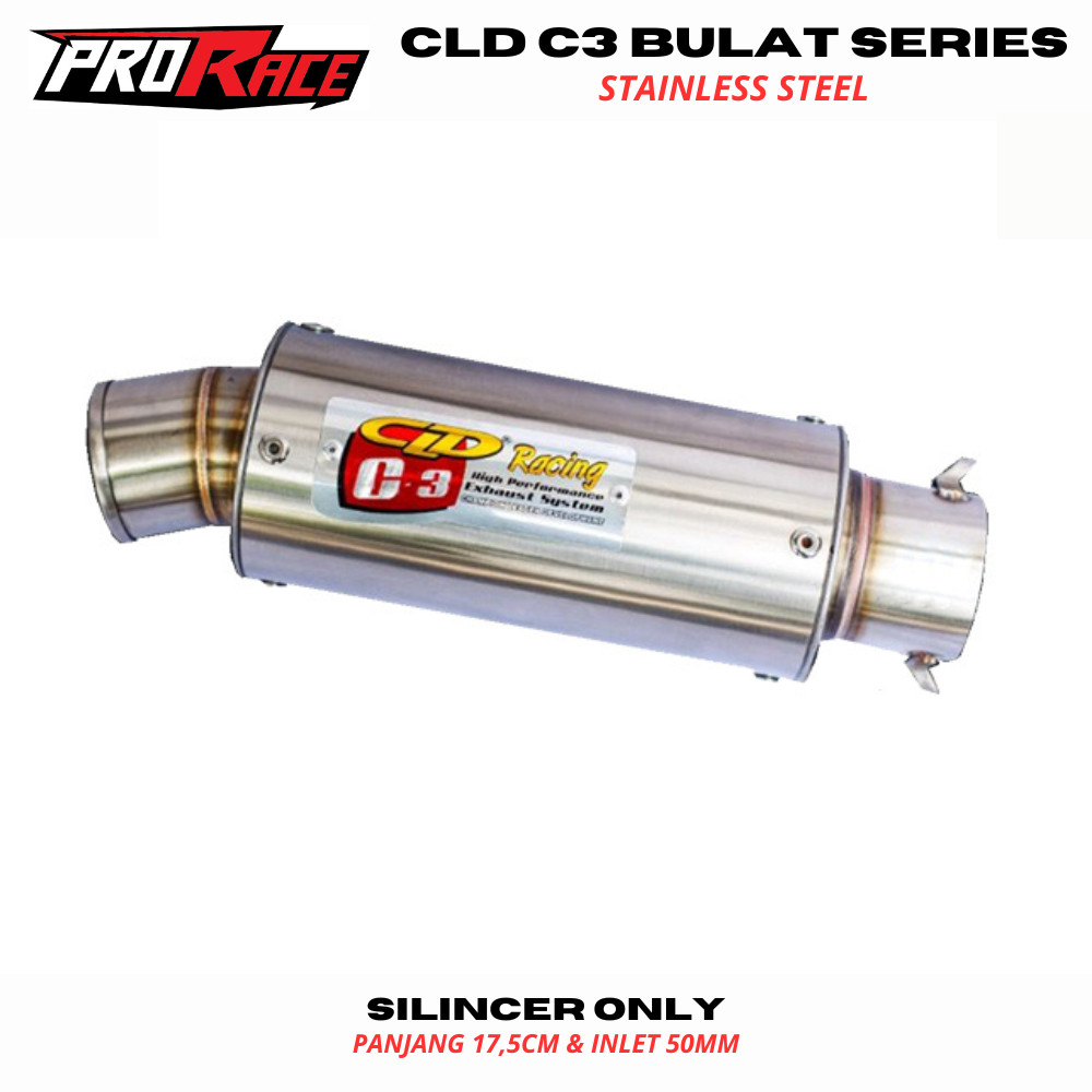 SELENCER/SILENCER ONLY KNALPOT CLD RACING TYPE C3 BULAT