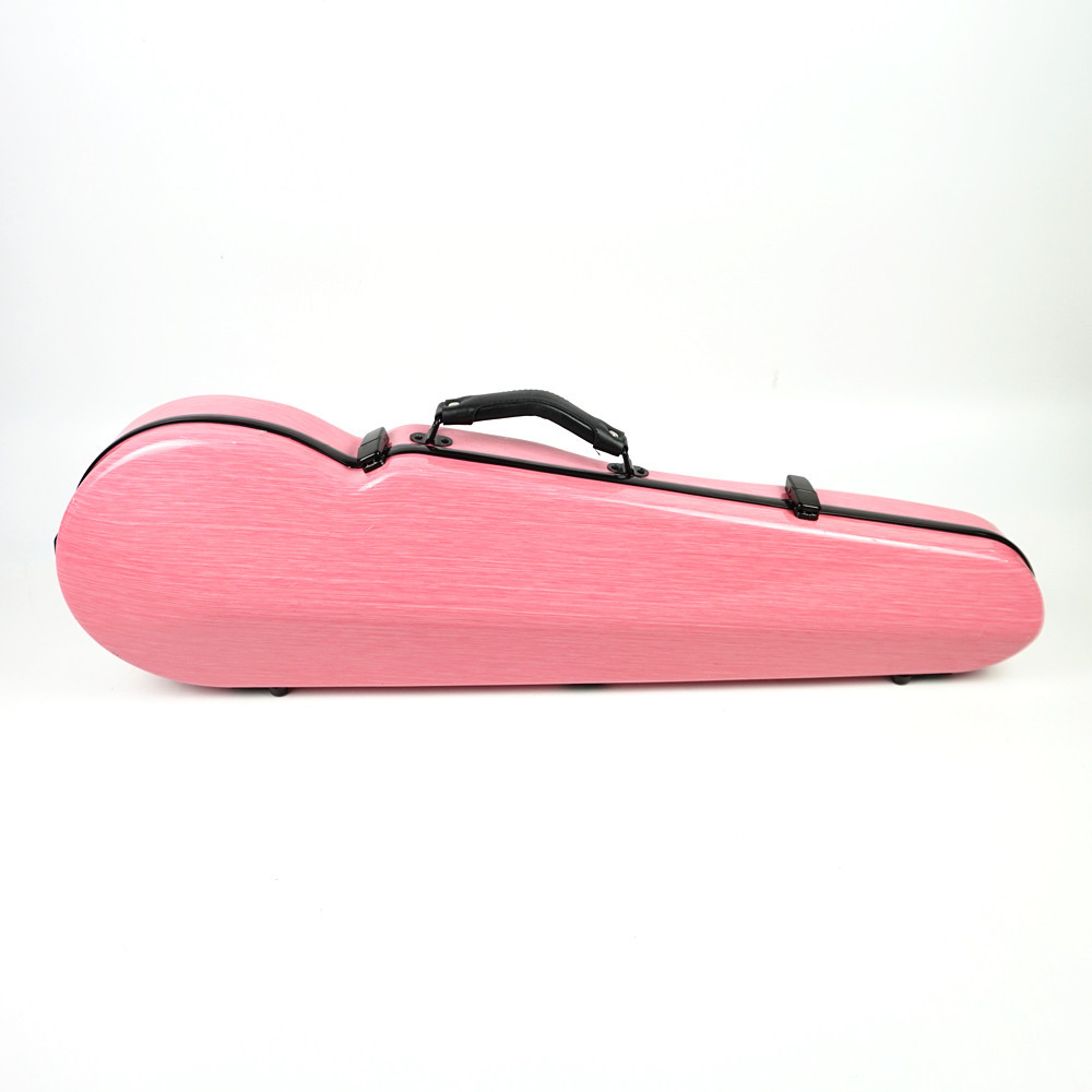 Factory Customized High Quality Portable Violin Hard Case Pink Violin Case Carbon Fiber Violin Case 