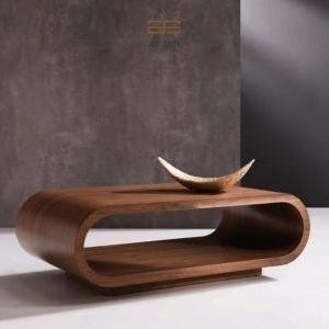 Meja Tamu Oval Minimalis