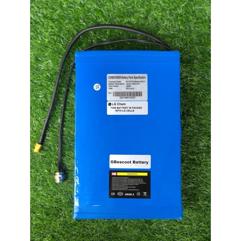 BATERAI LITHIUM LI-ION 60V 21Ah - LG CELL