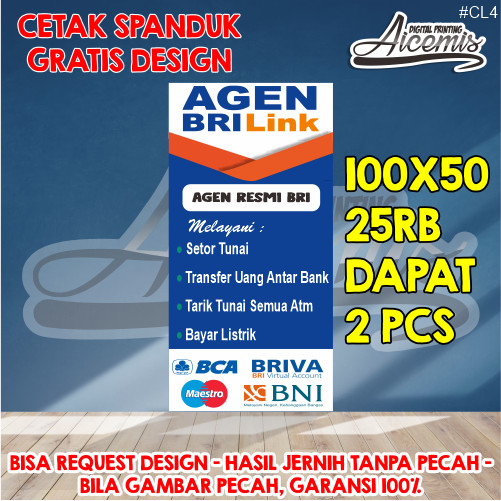 spanduk 1 hari jadi / spanduk banner etalase konter pulsa / spanduk konter hp / banner konter pulsa 