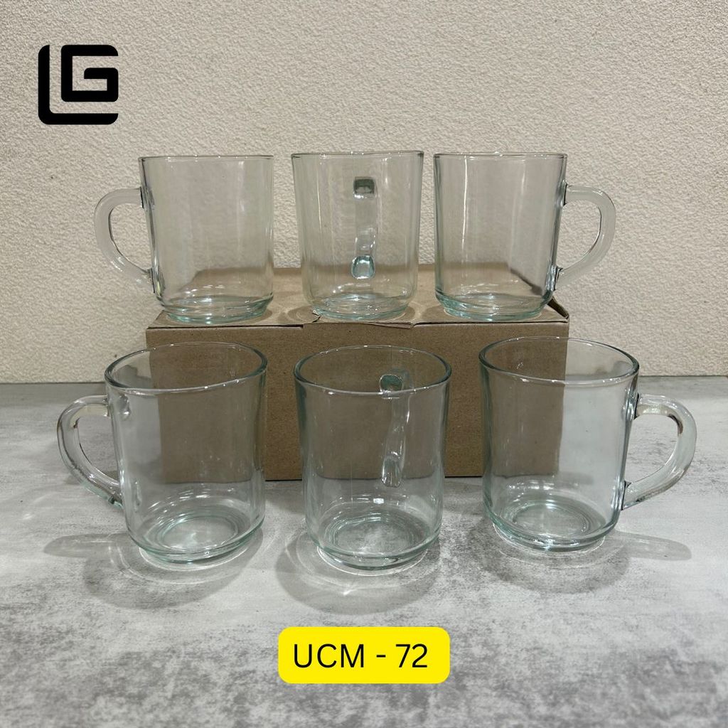 (Isi 6) Gelas Cantel kopi UCM 72 Umbra