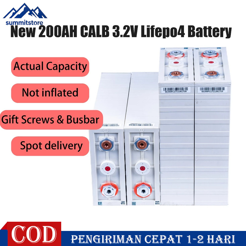 CALB LIFEPO4 3.2V/12V Grade A 200AH Baterai, 2025 baterai baru 4 set CATL 200AH Baterai Barang baru 