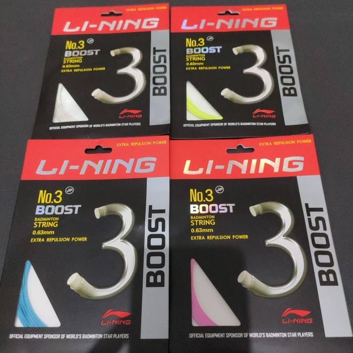 Fit|| Senar Raket Badminton Lining No 3 Boost Asli Original Lining