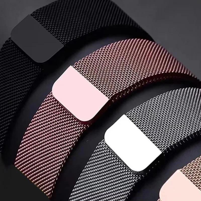 Milanese Loop band For Samsung Galaxy watch 6 5 4 classic Metal strap 20mm 22mm bracelet huawei gt/A