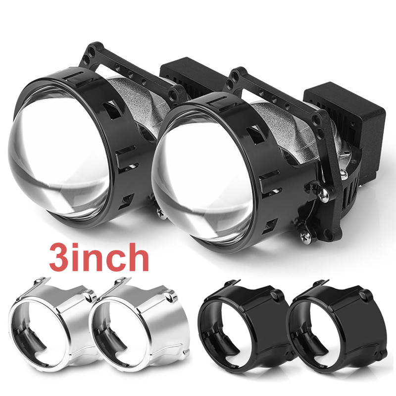 D1S D2S Bi LED Projector Lens Headlight 3inch 100W Head Lamp for Hella 3R G5 Xenon Projector Lens Re