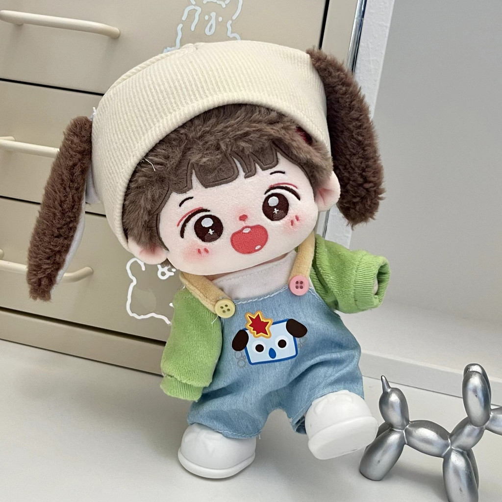 20100cm Pakaian Boneka Katun Mainan Boneka Pria dan Wanita Overall Plush Set Pakaian Boneka Grosir