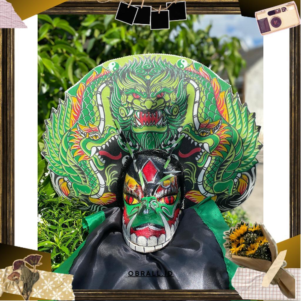 barongan devil spon barongan anak caplokan kain panjang anak anak dengan jamang besar caplokan spon 