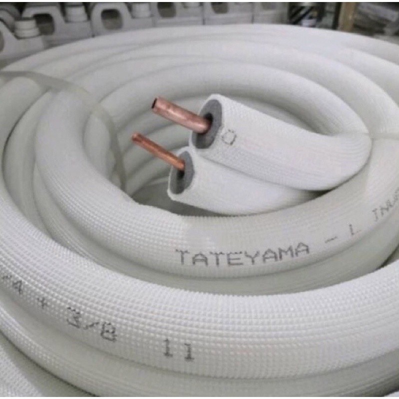 Pipa AC Selang AC 1/4 x 3/8 Tateyama 1 Roll 30 Meter