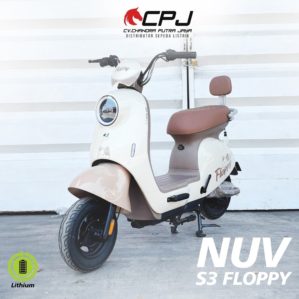 SEPEDA E BIKE PMB NUV FLOPPY S3 SEPEDA LISTRIK FLOOPY NUV BY PMB GARANSI RESMI not Goda Uwinfly