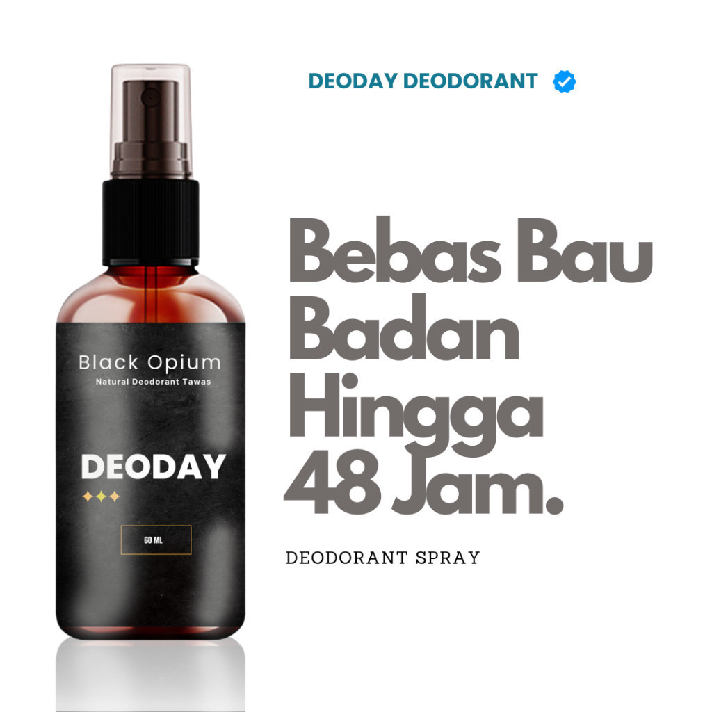 Deodorant Spray Aroma Black Opium Parfum Original Ampuh atasi Bau Badan By Deoday