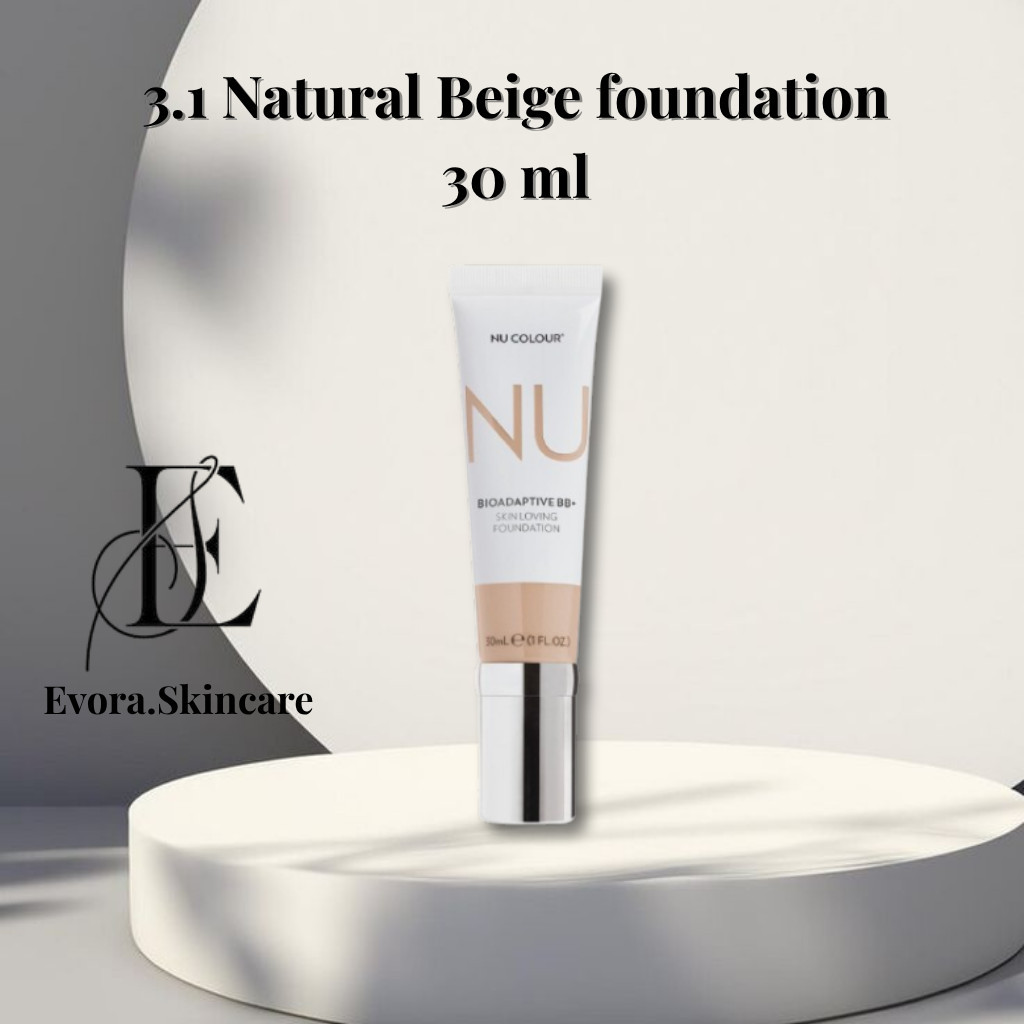 Nu Color Bioadaptive BB+ Skin Loving Foundation Natural Beige 30 ml - Foundation yang tahan sepanjan
