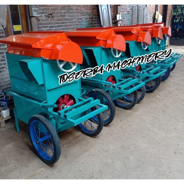 MESIN PERONTOK PADI 2 OUTPUT ( Gratis ongkir tanpa mesin ) mesin perontok padi sawah