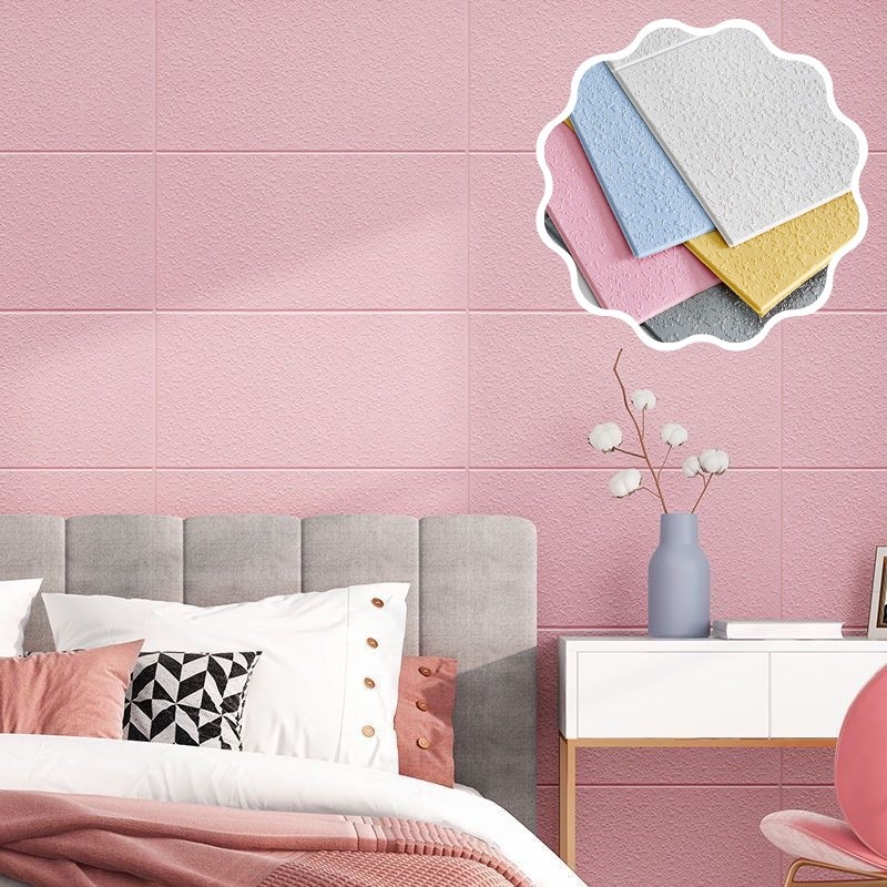 HL0541 Wallpaper Dinding Foam 3D Sticker Wall Decoration Dekorasi Rumah Wallpaper atap plafon
