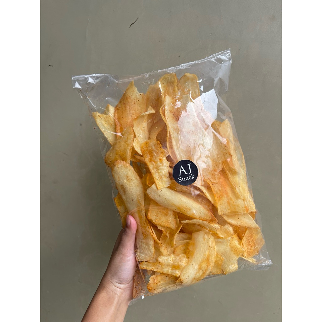 Zona Pedas Keripik Singkong | Keripik Singkong Renyah 500 gram
