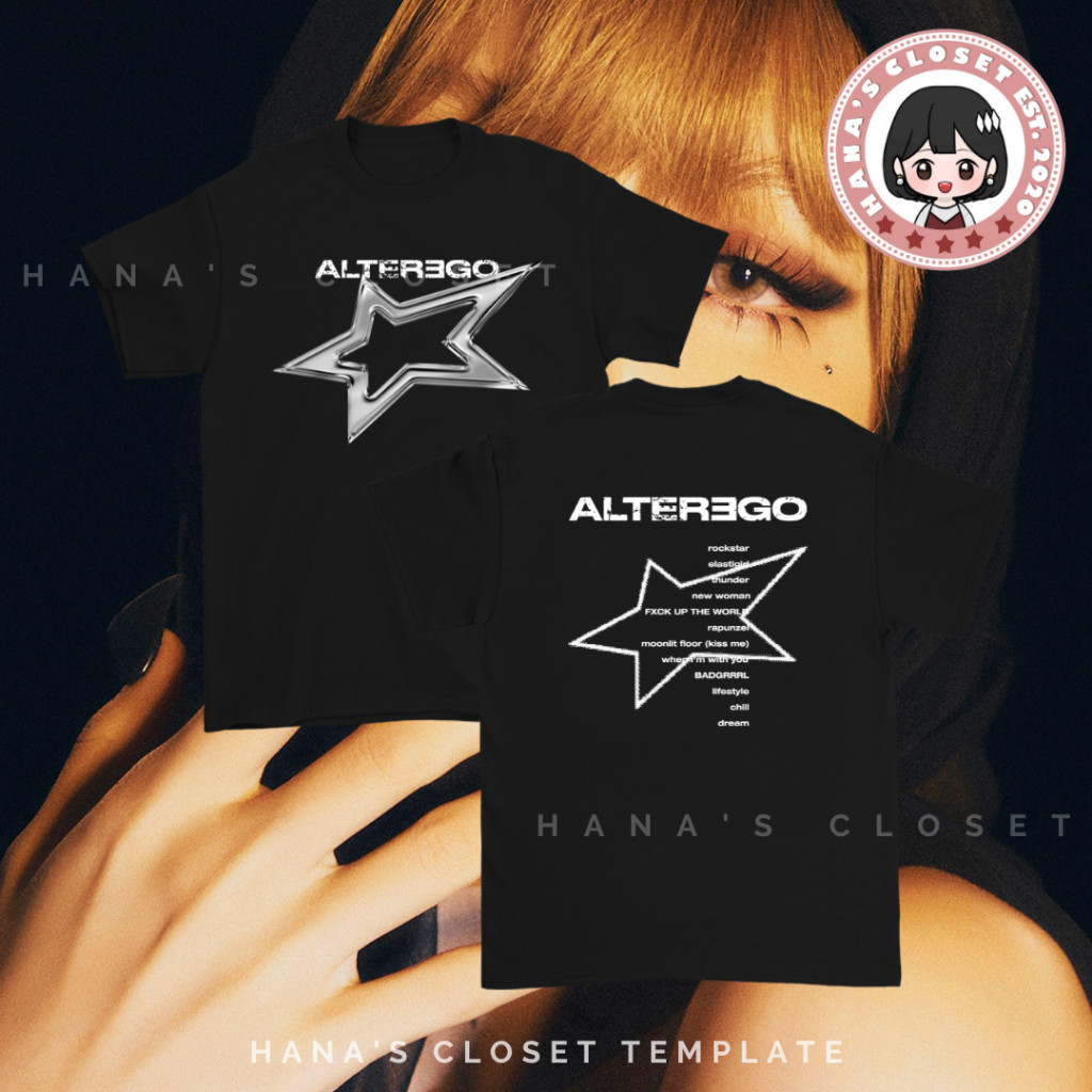 ALTER EGO LISA Kaos Terinspirasi Kustom