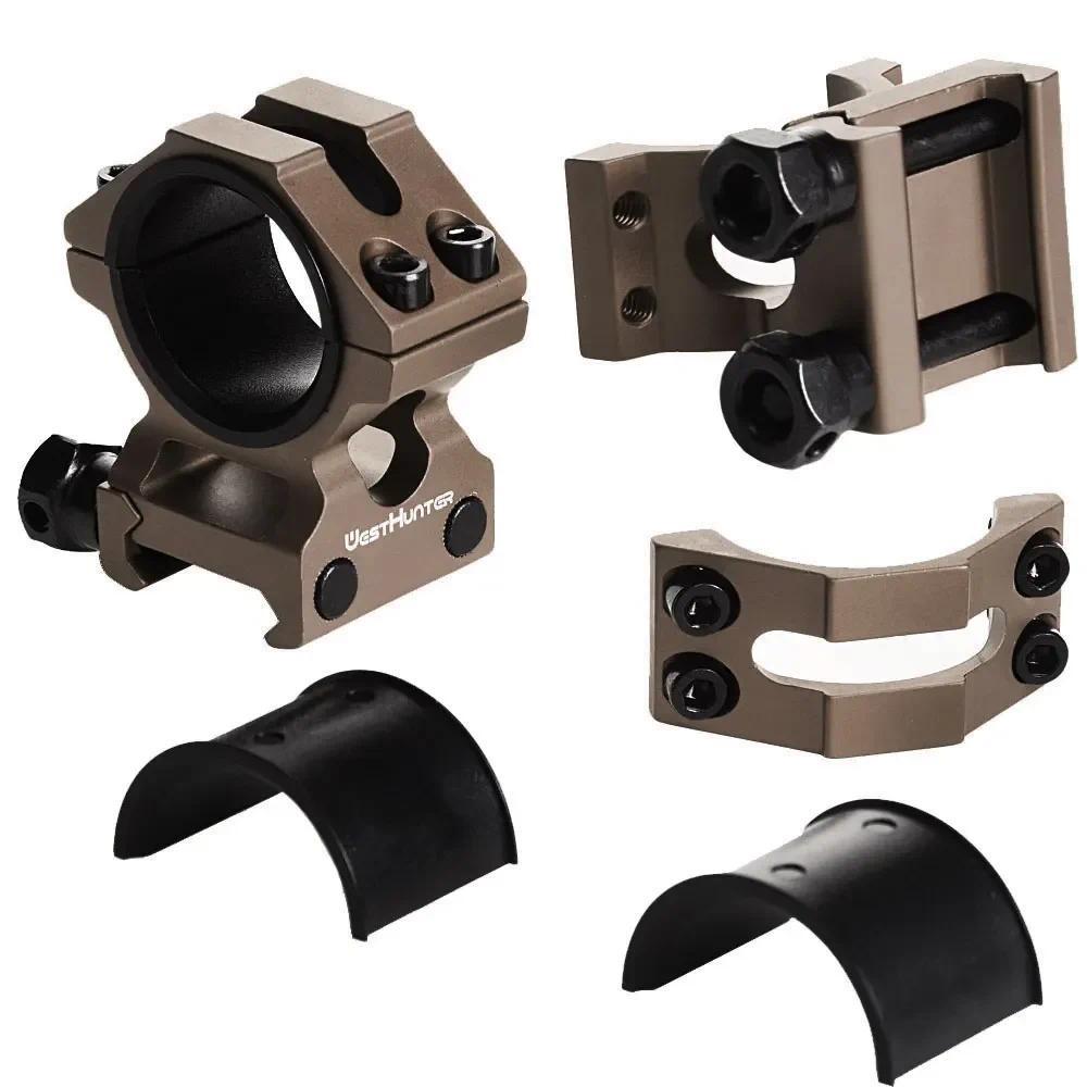 WestHunter Low Profile Picatinny Scope Mount Rings 1 inch/30mm Diameter Riflescope Rings Weaver Rail