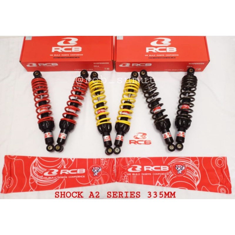 SHOCK BELAKANG RCB SUPRA X 125 SMASH SHOGUN 340 MM A2 SERIES ORIGINAL