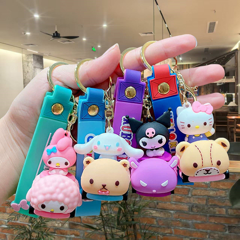 Liontin gantungan kunci seri mobil tarik, liontin tas lucu Kulo, liontin ponsel gantungan kunci mobi