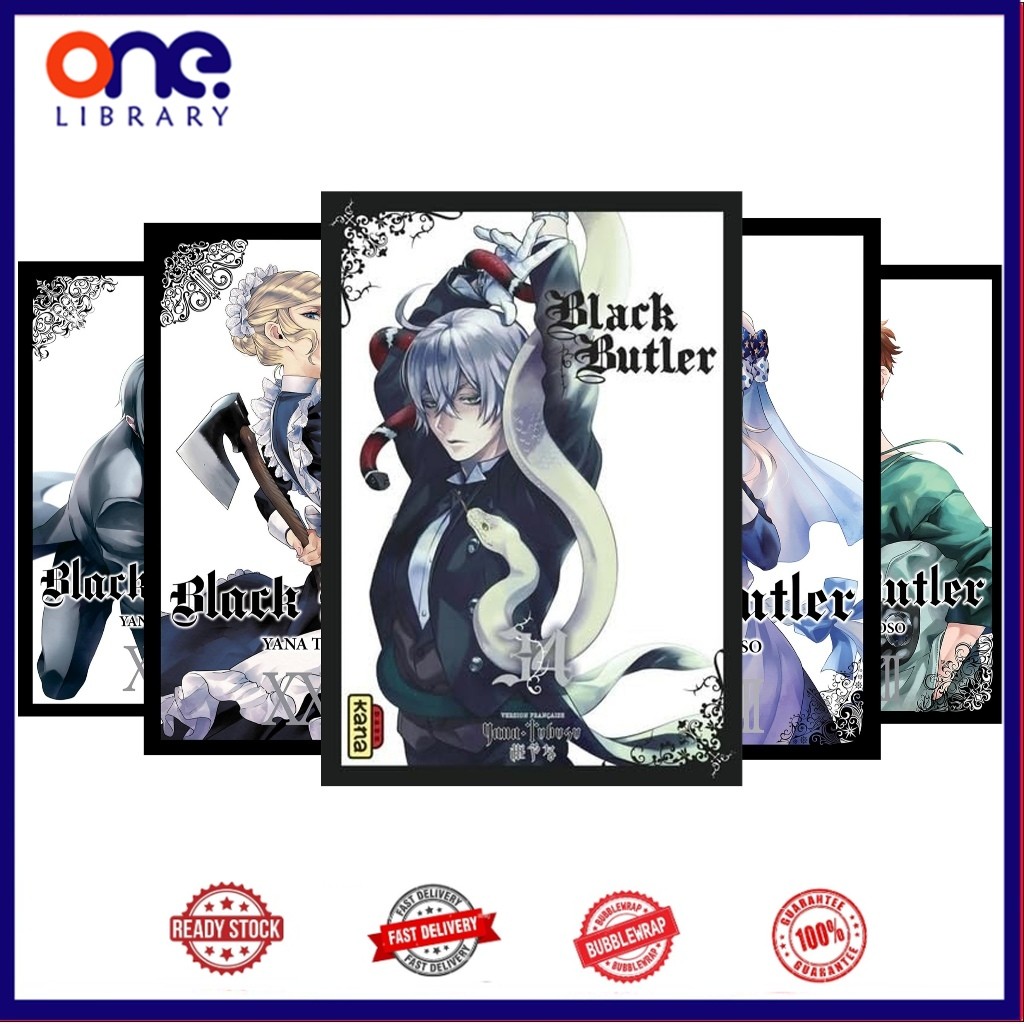 Black Butler Manga (33 Book series) (English)