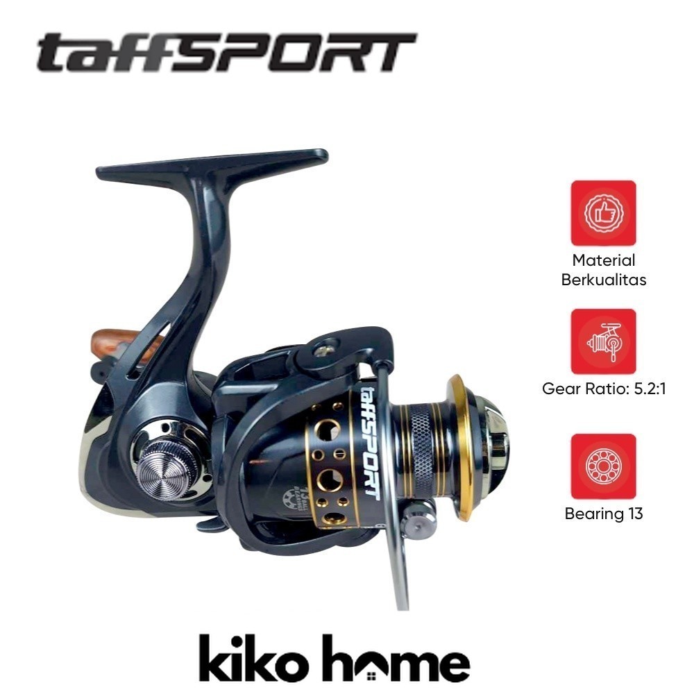 TAFFSPORT GHOTDA Reel Pancing Spinning 5.2:1 Ball Bearing 13 - BK4000