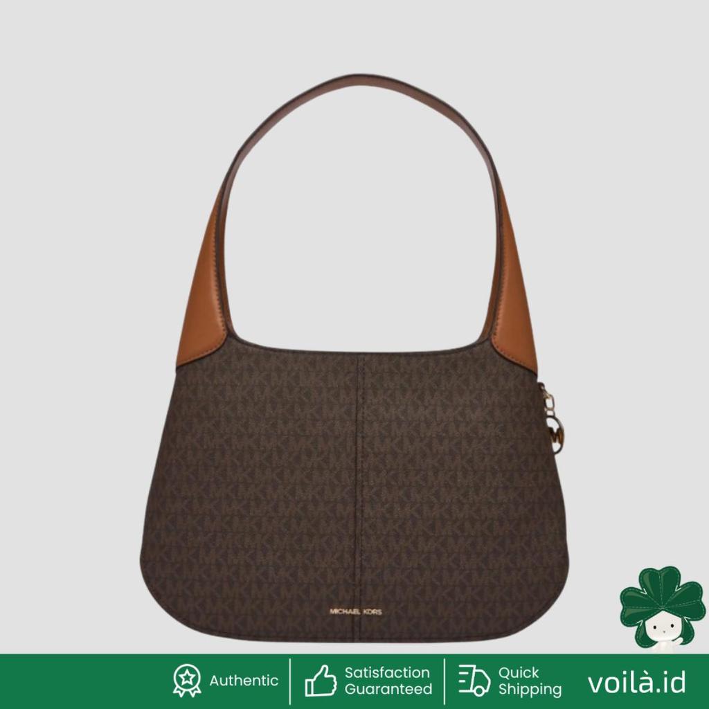 Alice Hobo Bag Leather Brown Acorn