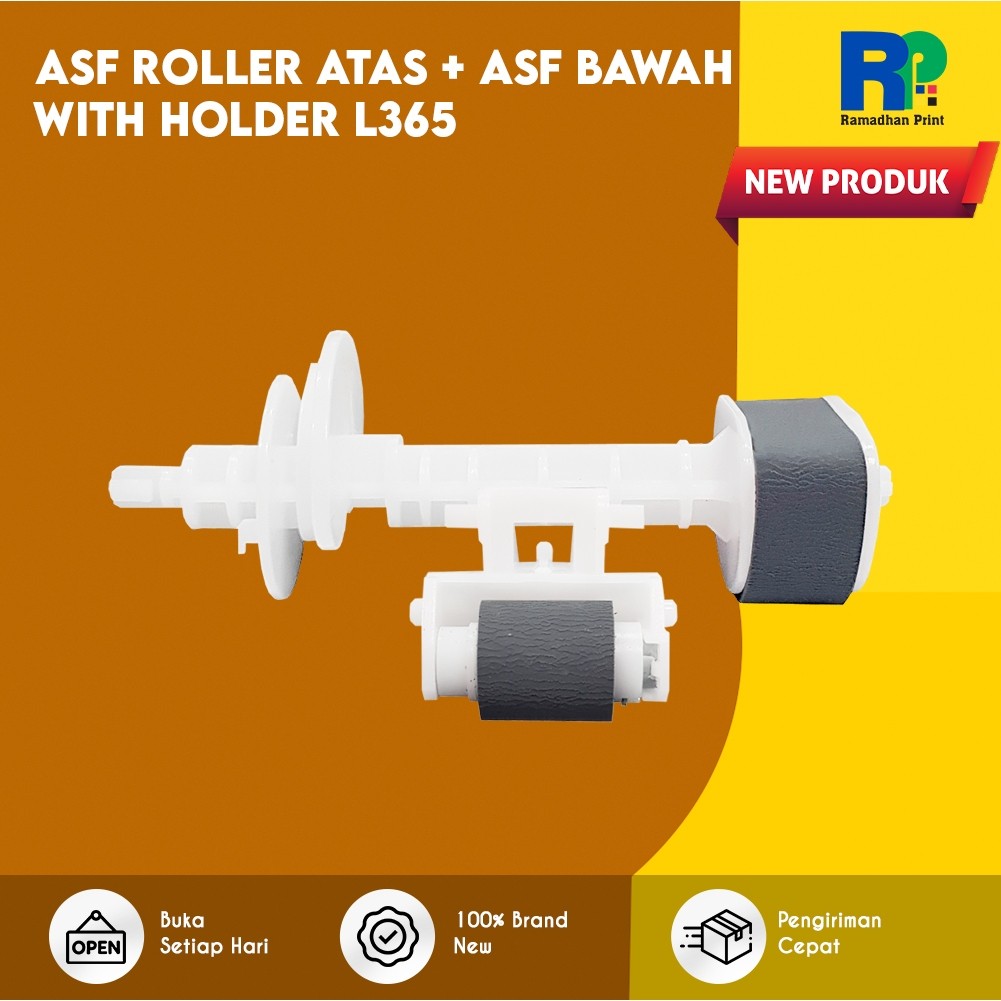 ASF Penarik Kertas Karet Roller Atas Bawah EPSON L110 L120 L300 L310 L121 NEW ORIGINAL