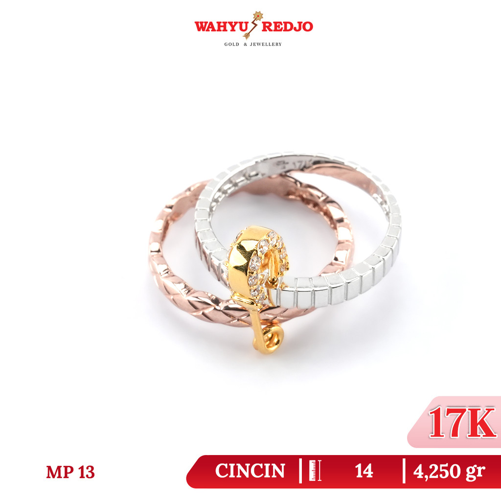 Cincin Peniti Emas Kadar 17K Wahyu Redjo PMR
