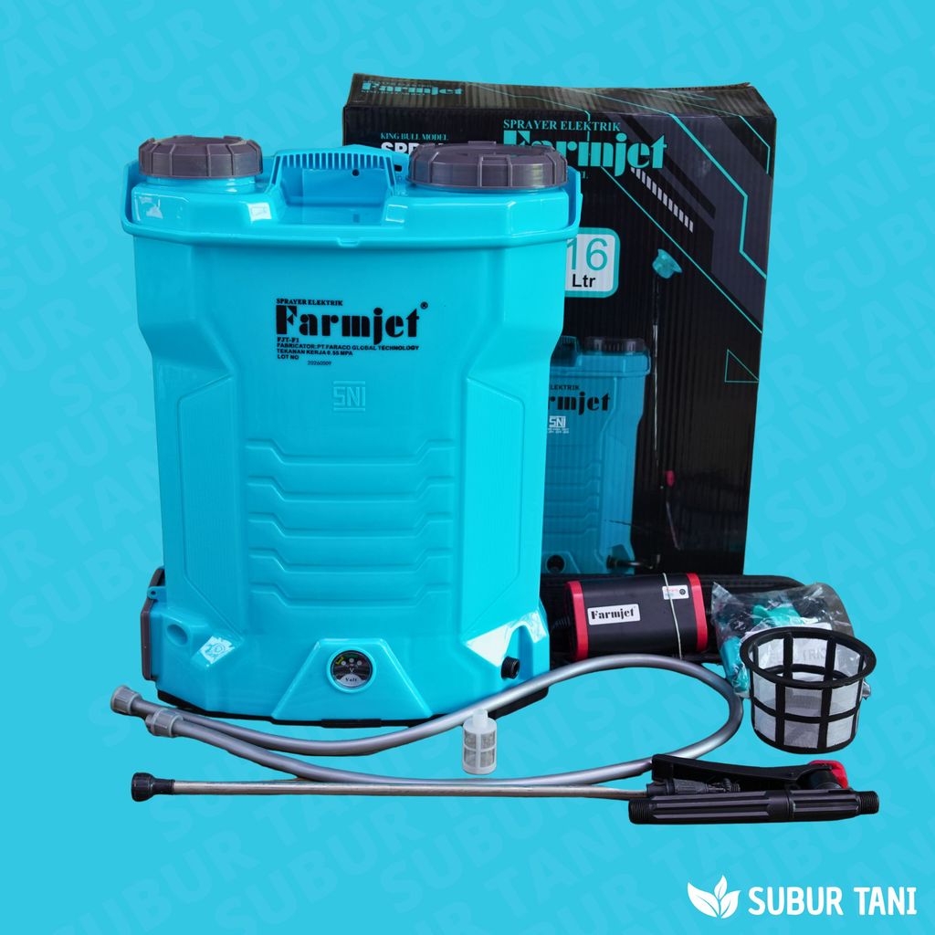 POMPA SPRAYER FARMJET ELEKTRIK 16 LITER (pompa sprayer  elektrik farmjet 16 liter)