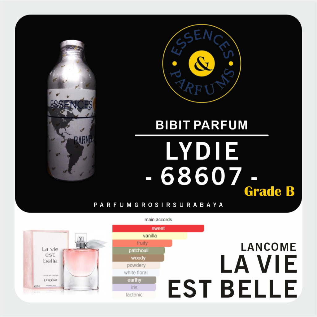 [PGJ] Bibit Parfum - LYDIE 68607 | La Vie Es Belle | Grade B | Essences | 500gr Segel