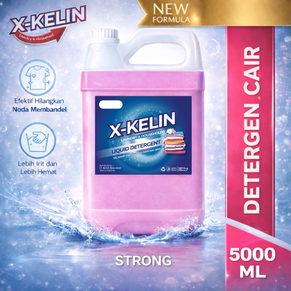 Deterjen Laundry EXTRA Aroma Strong 5 Liter X-Kelin