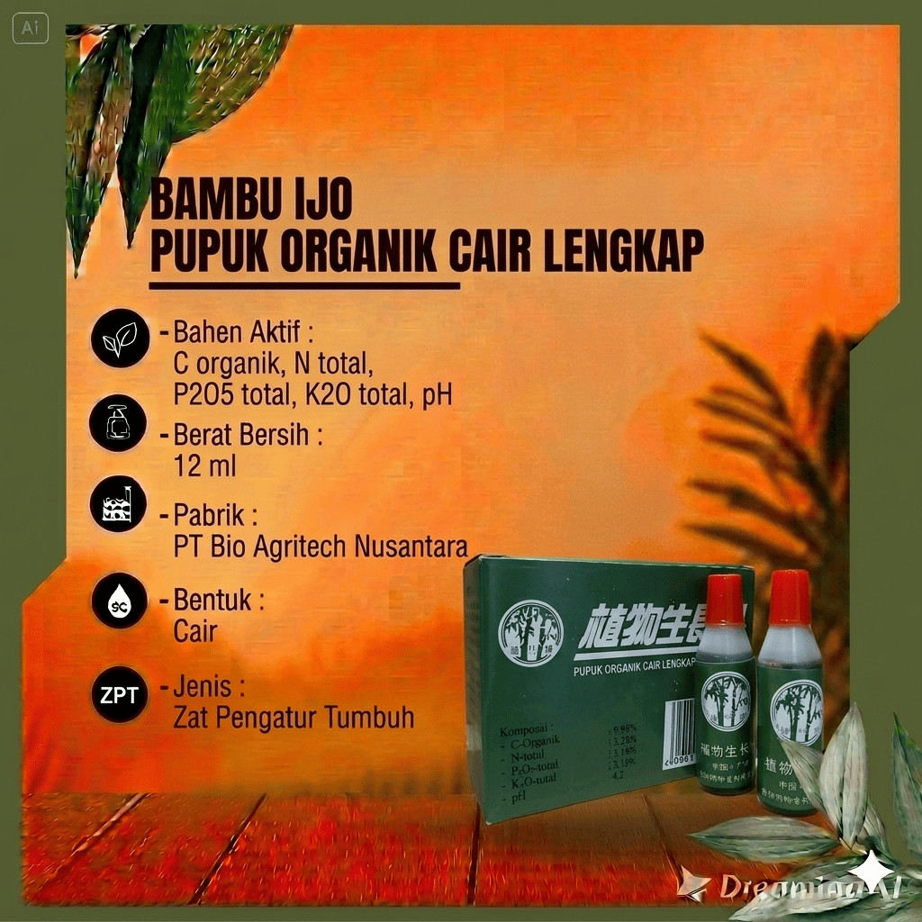 BAMBU IJO PUPUK ORGANIK CAIR LENGKAP