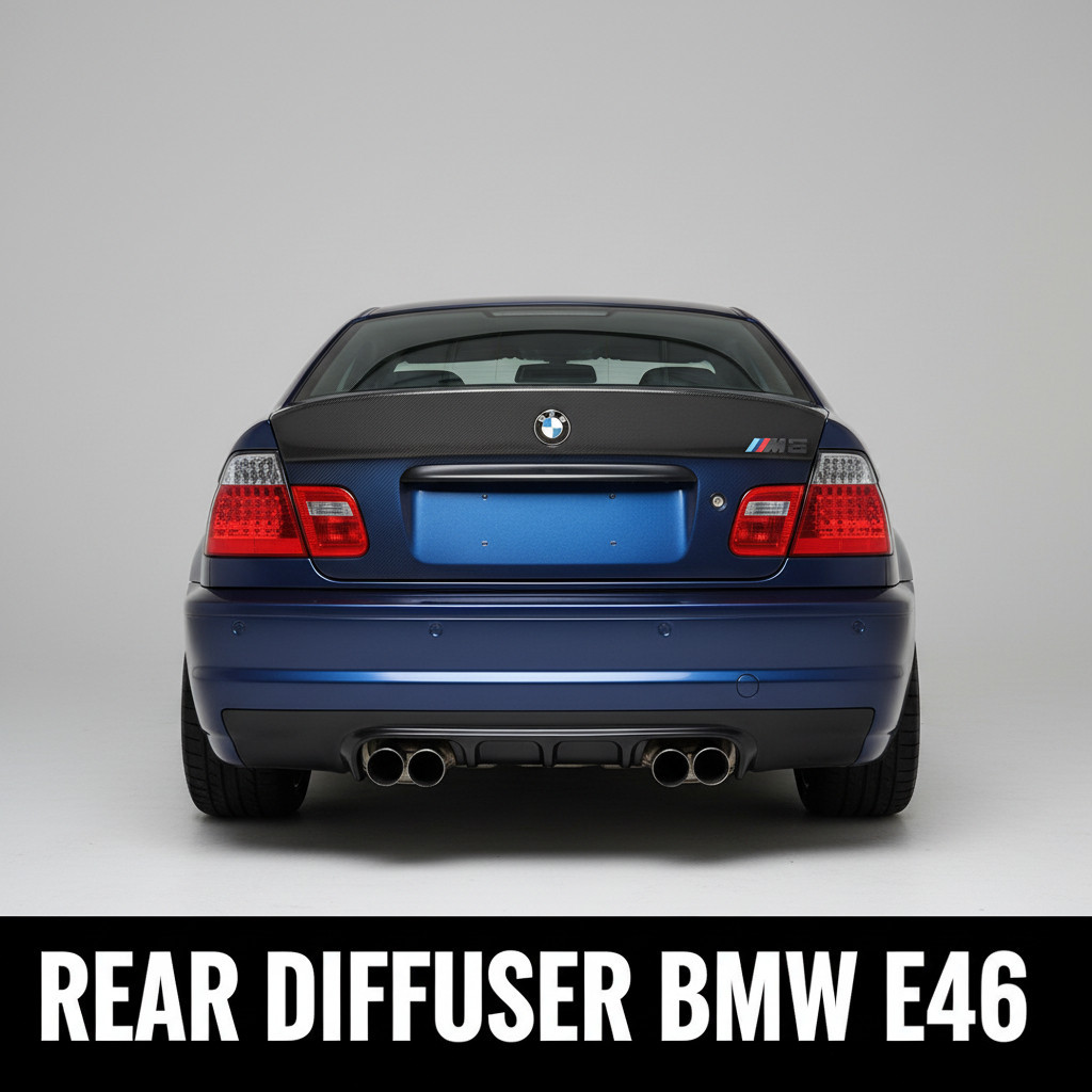 DIFFUSER BMW E46 M3 BODYKIT BMW E46 BUMPER BEMPER