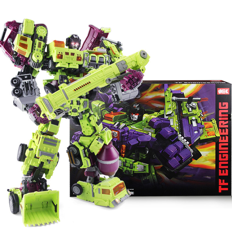 NBK Devastator 6in1 Combiner GT G1 Transformation Action Figure Toy Masterpiece Movie Model MP Defor