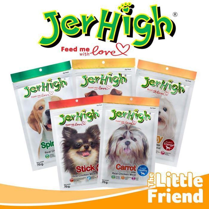 Pawonku8 Jerhigh 70 gram Cemilan / Snack Anjing Chicken Meat Harga Grosir Termurah Varian Rasa Grosi