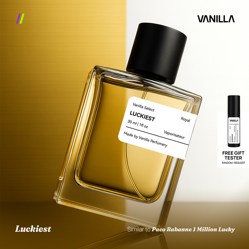 Luckiest - Vanilla Select | Parfum Pria Woody Sweet Nutty Honey
