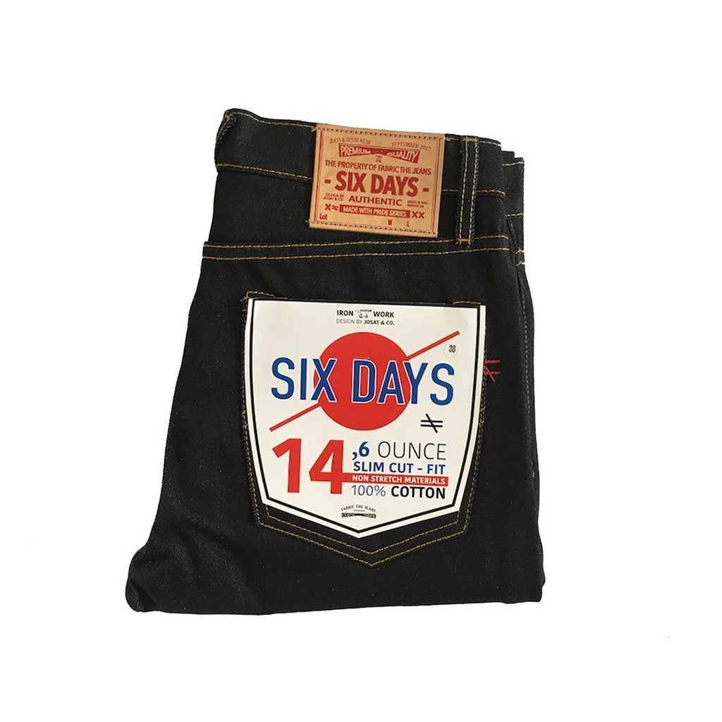 PROMO TERBATAS 12.12 FTJ - Fabric The Jeans - SX-V1 Deep Indigo Denim 14,6 Ounce