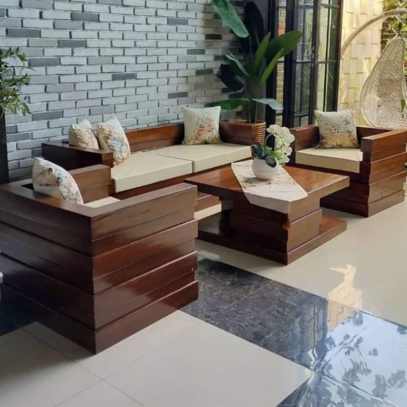 kursi tamu box kayu jati