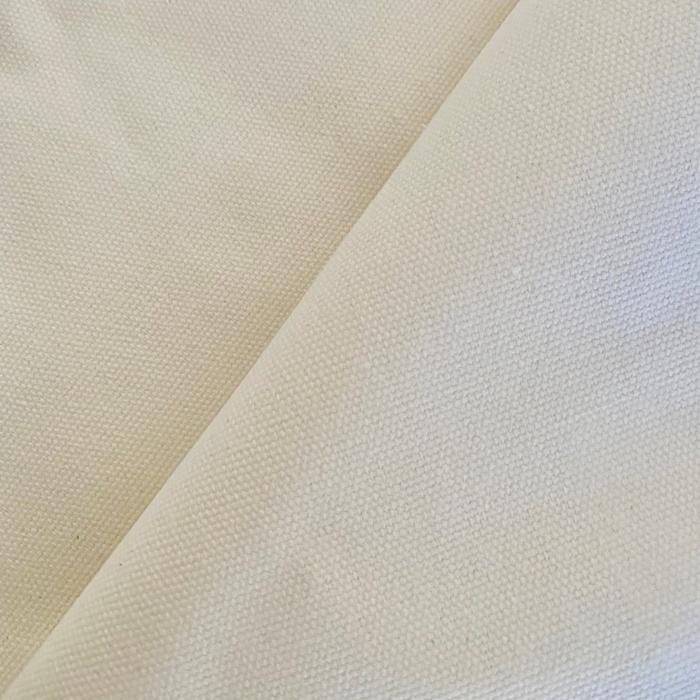 Kain Kanvas Premium Cotton Meteran - Bahan Canvas Katun Terpal Meter - Putih