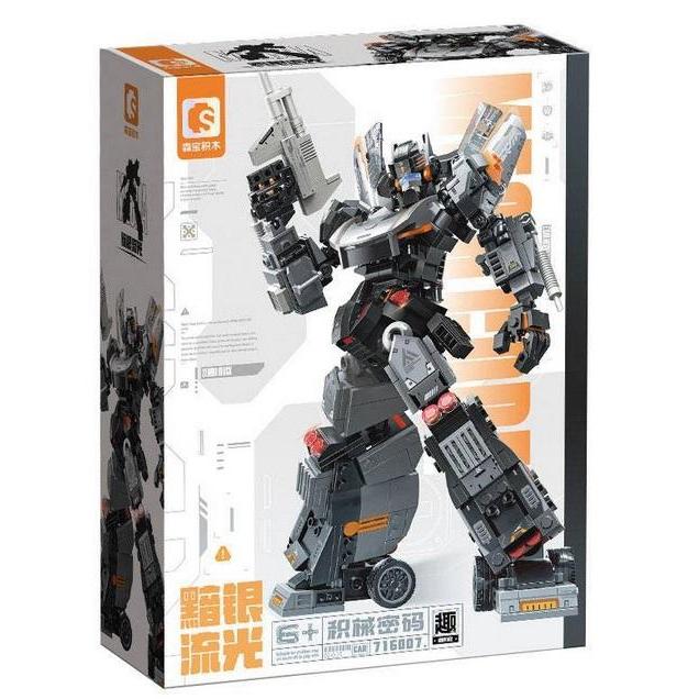Sembo 716007 Gray Machine - 789 pcs brick block robot