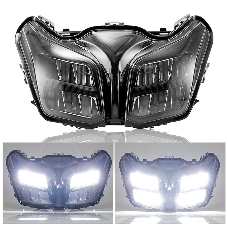 NanTang-ID Head LAMP LED Headlight For YAMAHA Jupiter Z1, Lagenda 115 Fi, Jupiter Z Robot 115cc – Re
