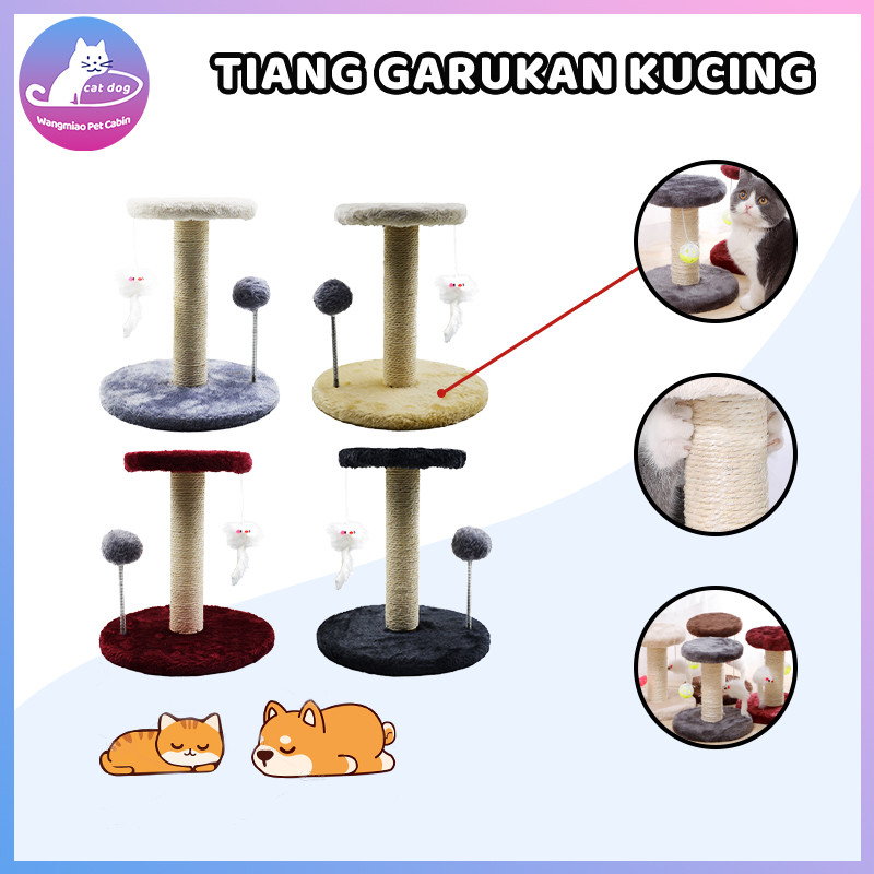 Cakaran Kucing Cat Scratcher Tree Cat Tree Kucing Dewasa Mainan Garukan Kucing Cat Condo Kucing