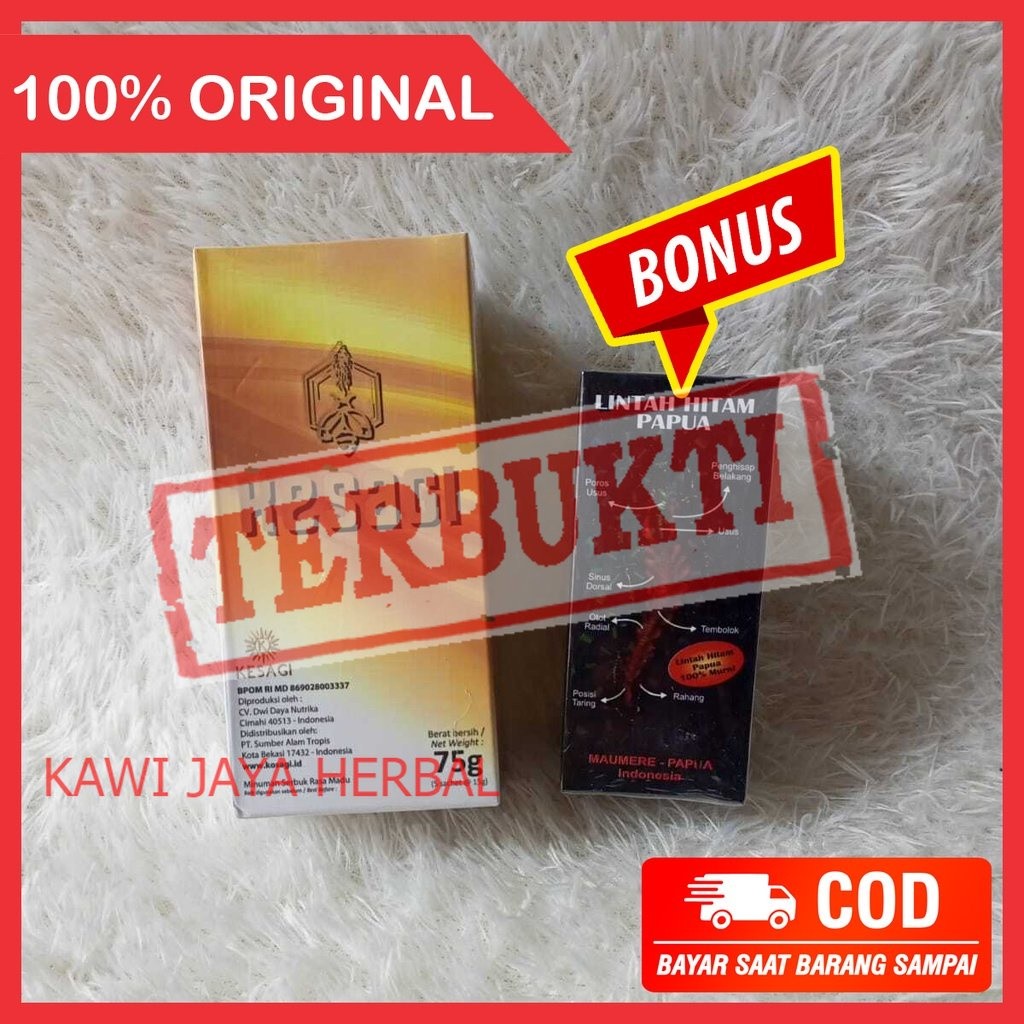 [BIG PROMO] KESAGI KOSAGI VITALITAS MADU HERBAL PRIA BIKIN KUAT PERKASA ASLI ORIGINAL RESMI kesagi a