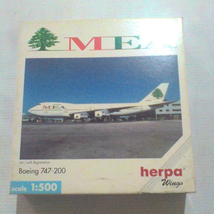 HERPA WING BOEING 747-200 MEA 1:500