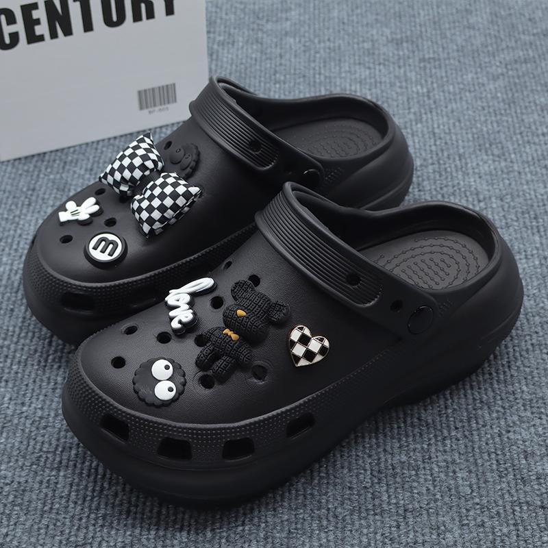 Sandal bergaya korea sandal EVA tebal sepatu berpori sandal pantai murah