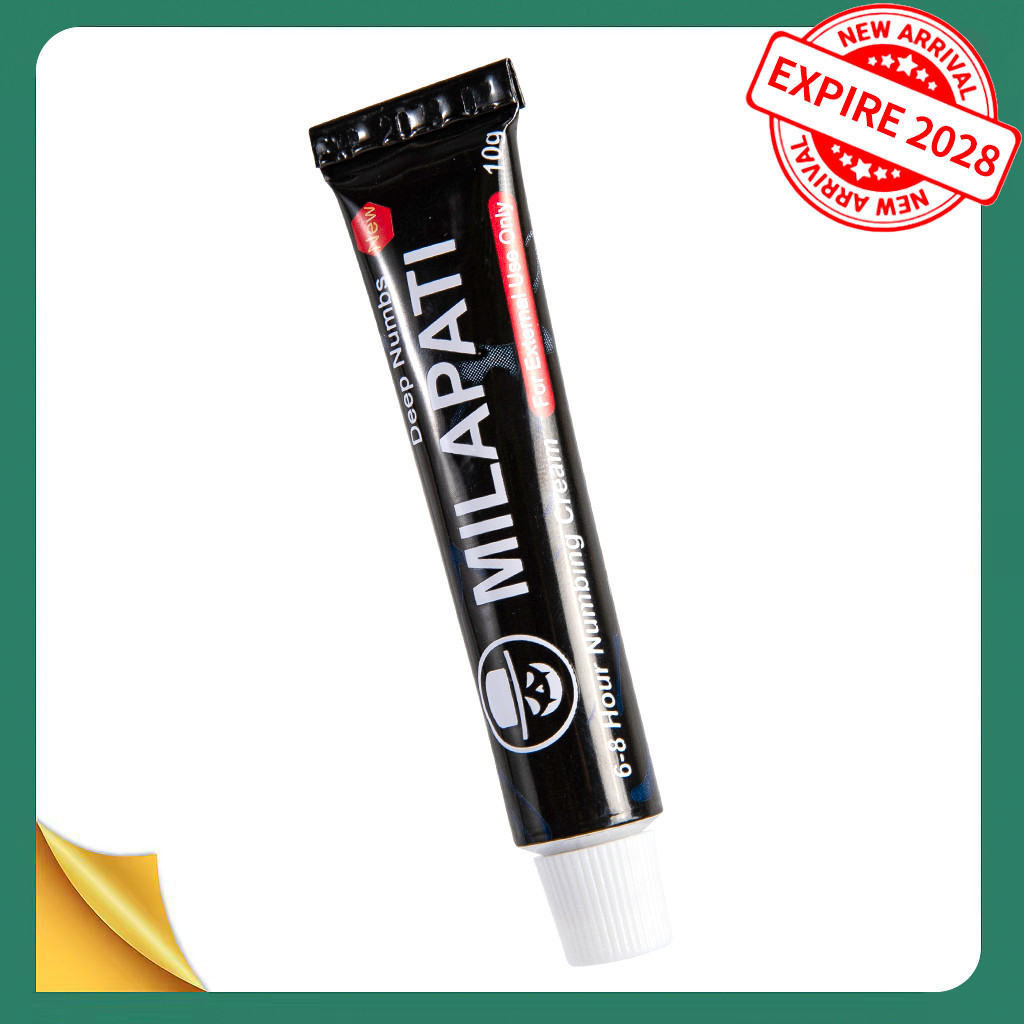 MILAPATI Anastesi Cream STRONG - 100% Original Krim Anestesi untuk Sulam Alis dan Tattoo, Nyaman & E